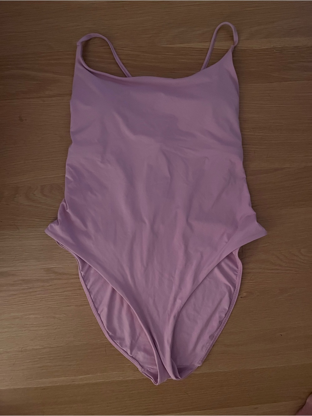 Everlane ReNew One Piece Swimsuit Lilac Pink Size L